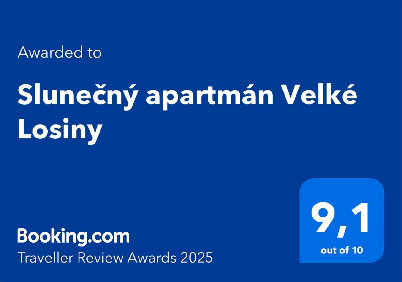 Slunecny Apartman Velké Losiny Exterior foto